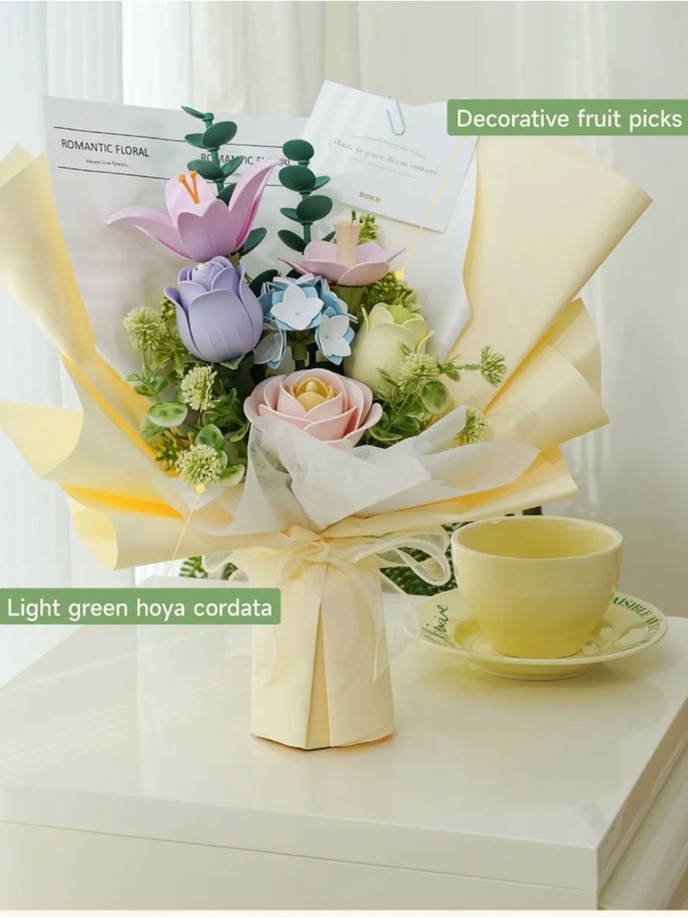 NIB 3D DIY Floral Spring Time Bouquet 3d puzzle new!